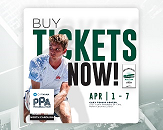 Promotional graphic for North Carolina Cup, a PPA Tour event coming to Cary Tennis Park April 1-7