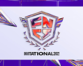 Metallic-looking logo with letters FNCS for the Fortnite Championship Series